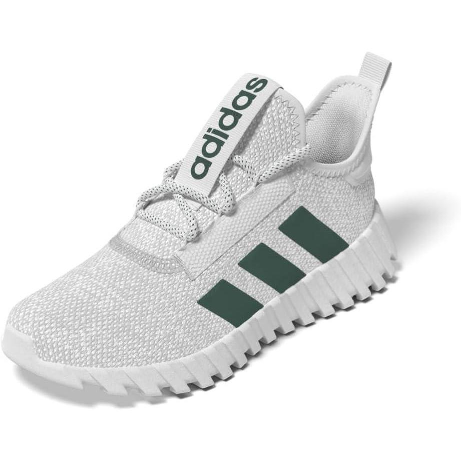 image:imageAdidas UnisexChild Kaptir FlowWhiteCollegiate GreenGrey