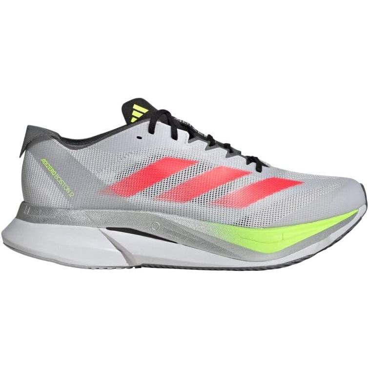 image:imageAdidas Womens Adizero Boston 12 WDash GreyLucid RedLucid Lemon