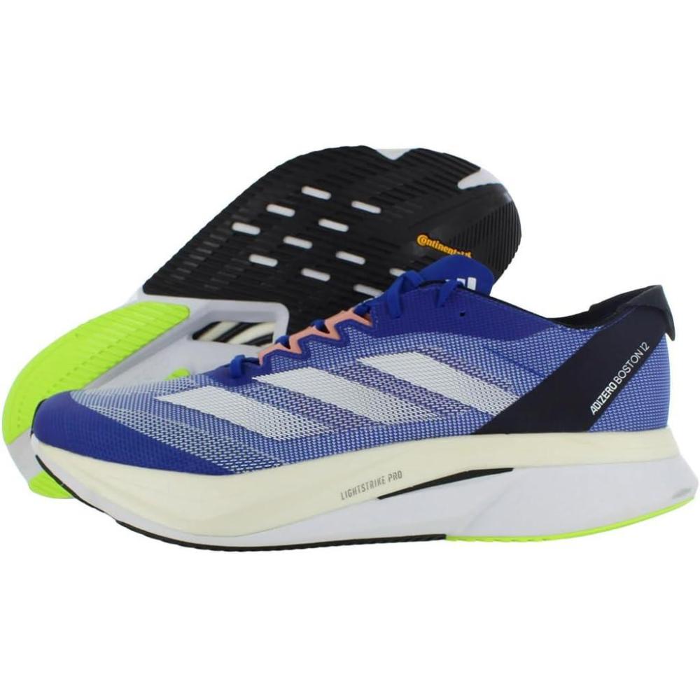 image:imageAdidas Womens Adizero Boston 12 WRoyal BlueZero MetallicLucid Lemonblue