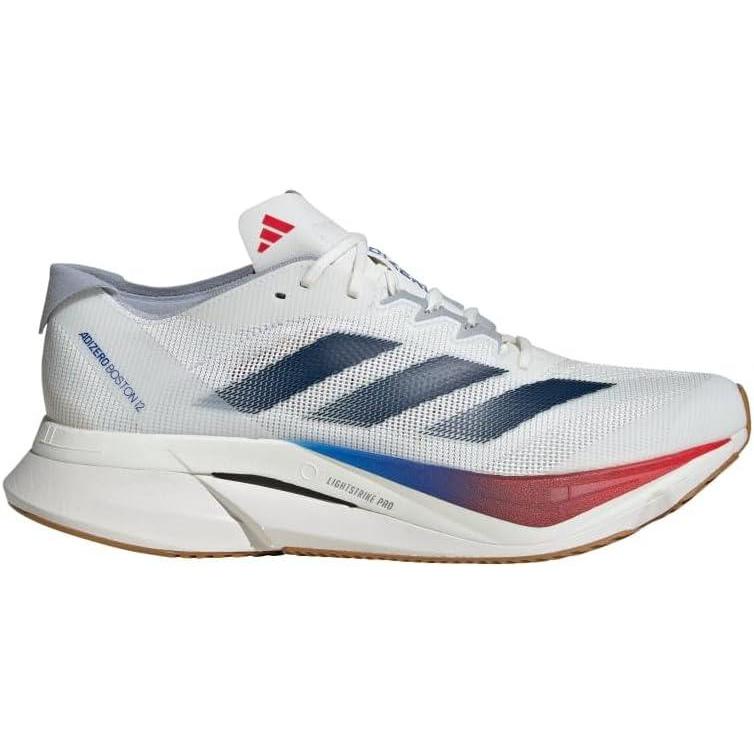 image:imageAdidas Womens Adizero Boston 12 WWhiteDark BluePure Ruby