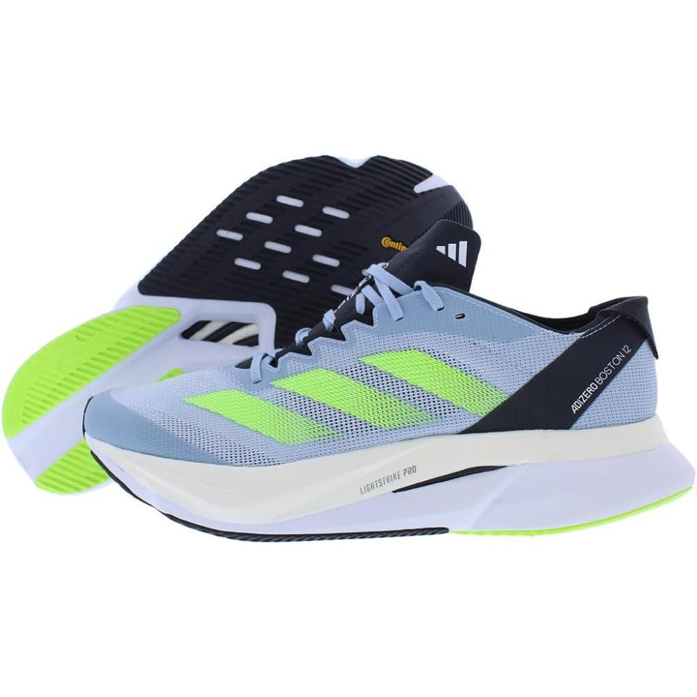 image:imageAdidas Womens Adizero Boston 12 WWonder BlueLucid LemonCarbonblue