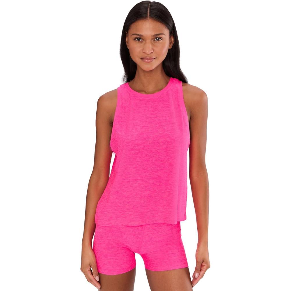 image:imageBeyond Yoga Womens Featherweight Rebalance TankPink Glow Heather