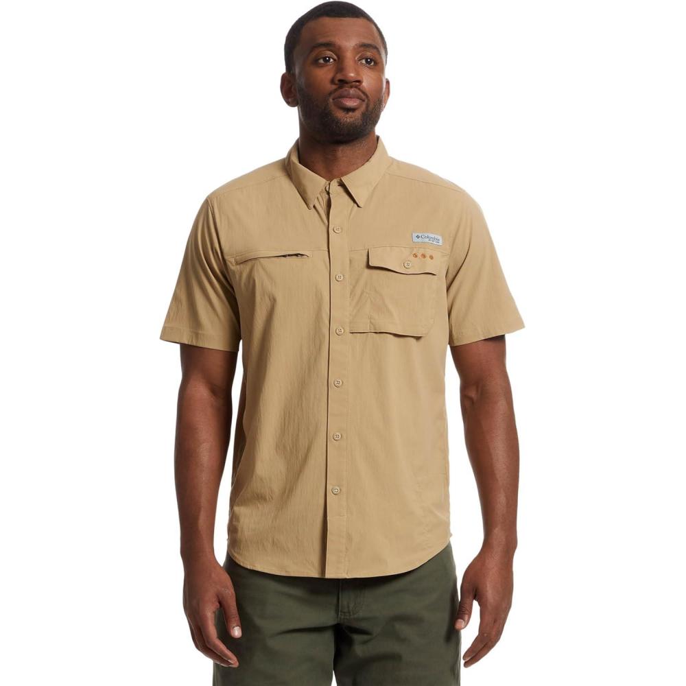 image:imageColumbia Mens Standard Wild Cast Short Sleeve ShirtBeach