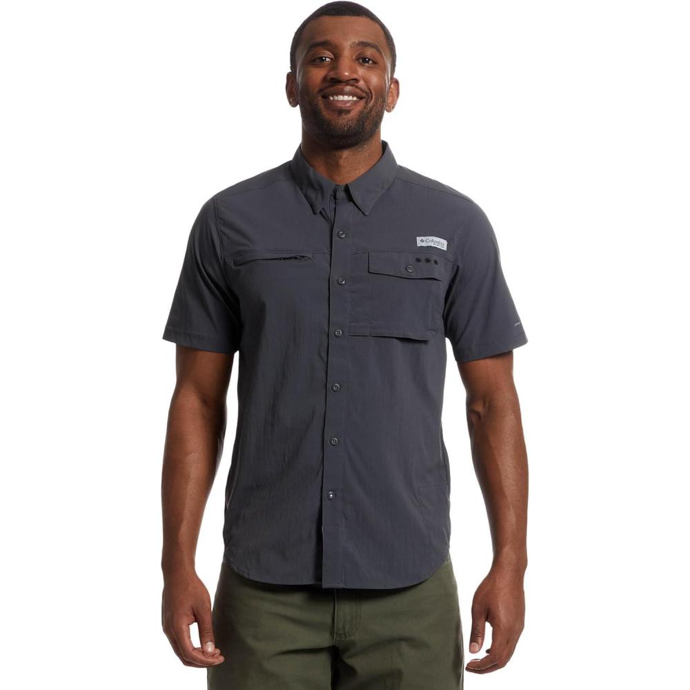 image:imageColumbia Mens Standard Wild Cast Short Sleeve ShirtShark
