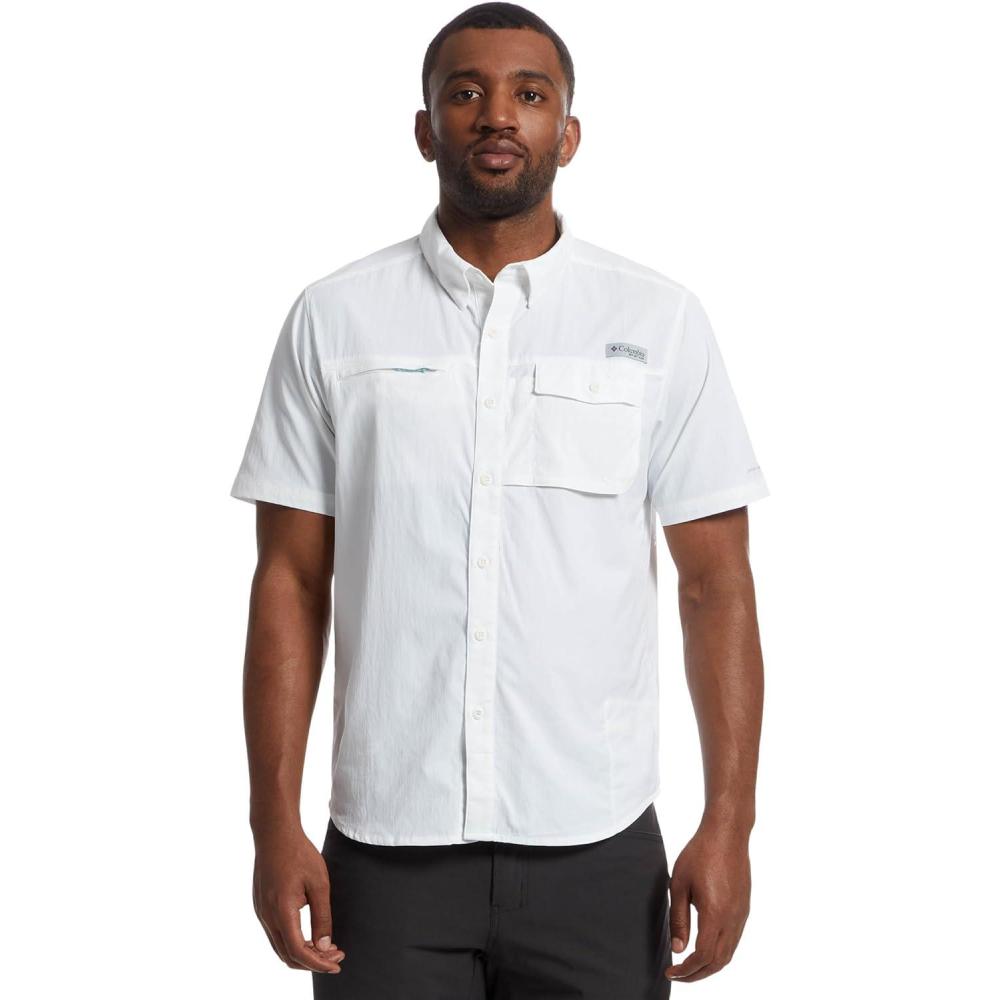 image:imageColumbia Mens Standard Wild Cast Short Sleeve ShirtWhite
