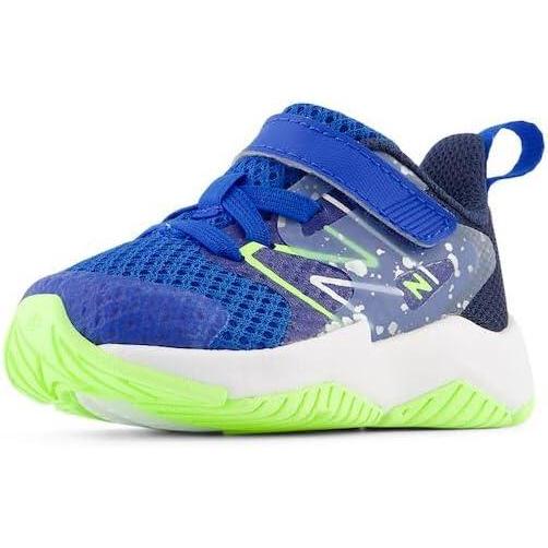 image:imageNew Balance Kids Rave Run V2 Hook and LoopTeam RoyalBlue OasisBleached Lime Glo