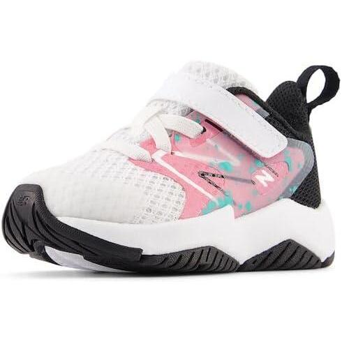 image:imageNew Balance Kids Rave Run V2 Hook and LoopWhiteReal PinkBlack