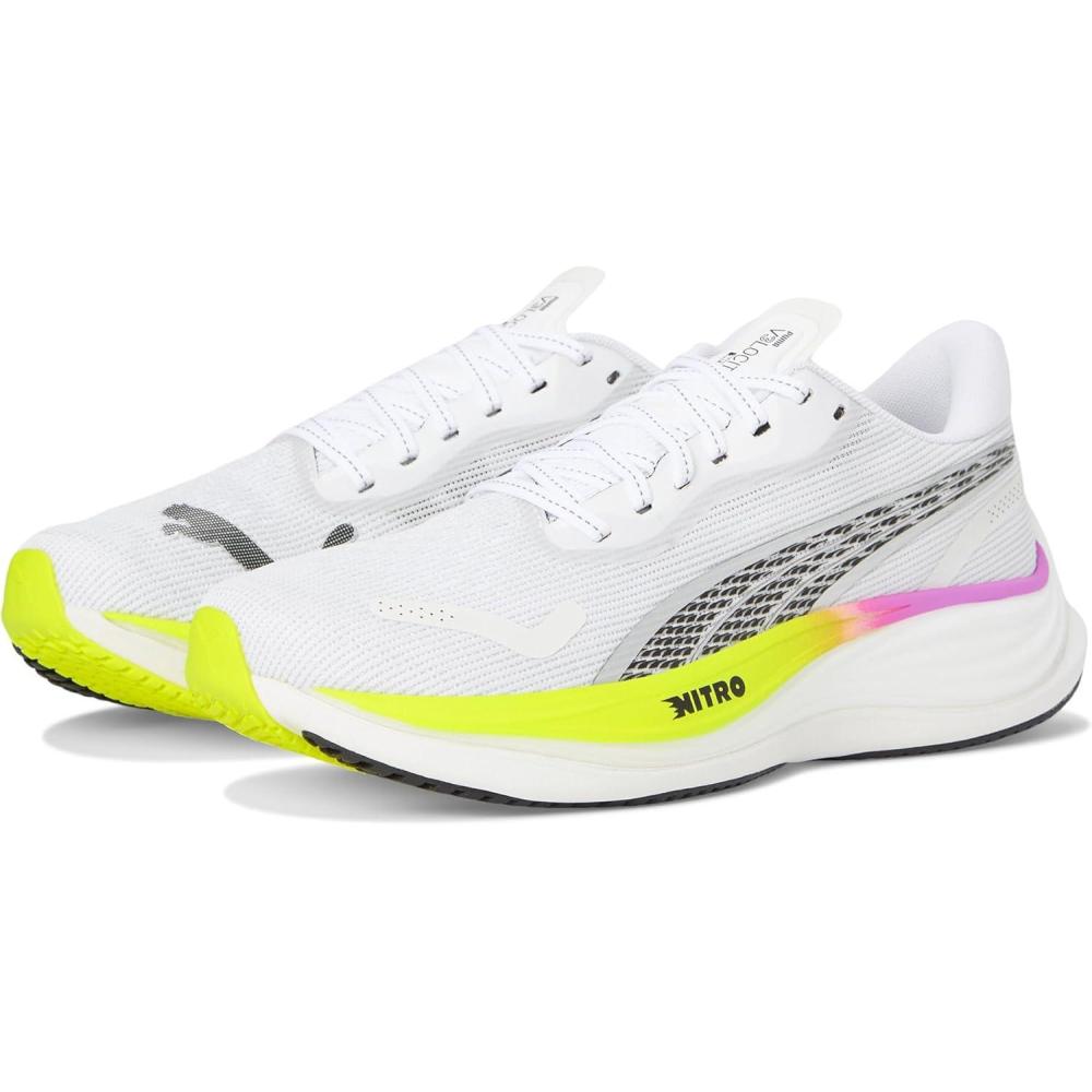 image:imagePuma Womens Velocity Nitro 3 Running ShoesPuma WhitePure Magenta