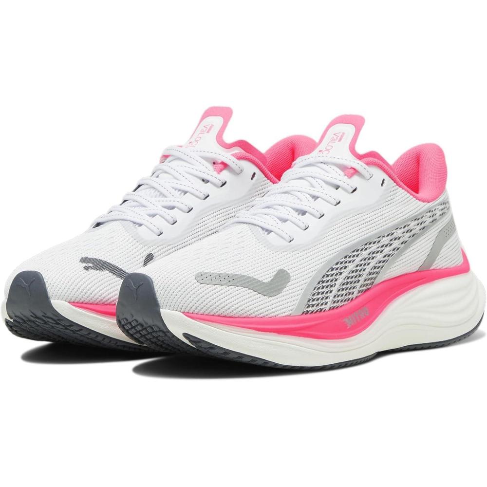 image:imagePuma Womens Velocity Nitro 3 Running ShoesPuma WhiteSunset Glow