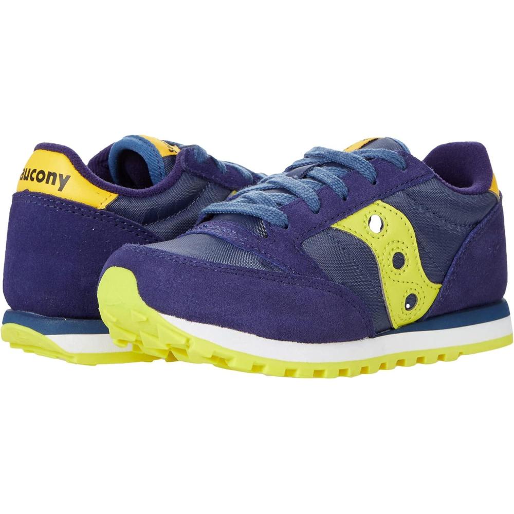 image:imageSaucony UnisexChild Cohesion Kdz Alternative ClosureNavyGreenYellow