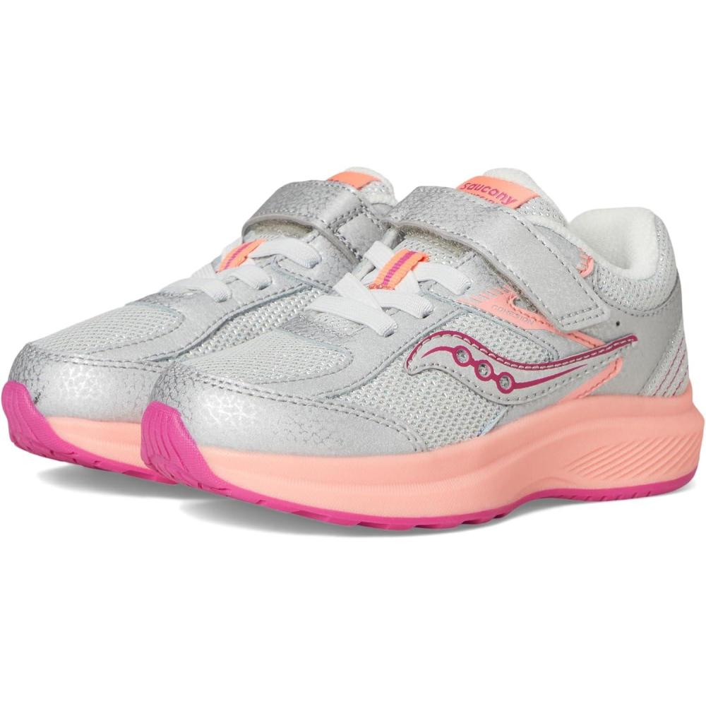 image:imageSaucony UnisexChild Cohesion Kdz Alternative ClosureSilverCoral