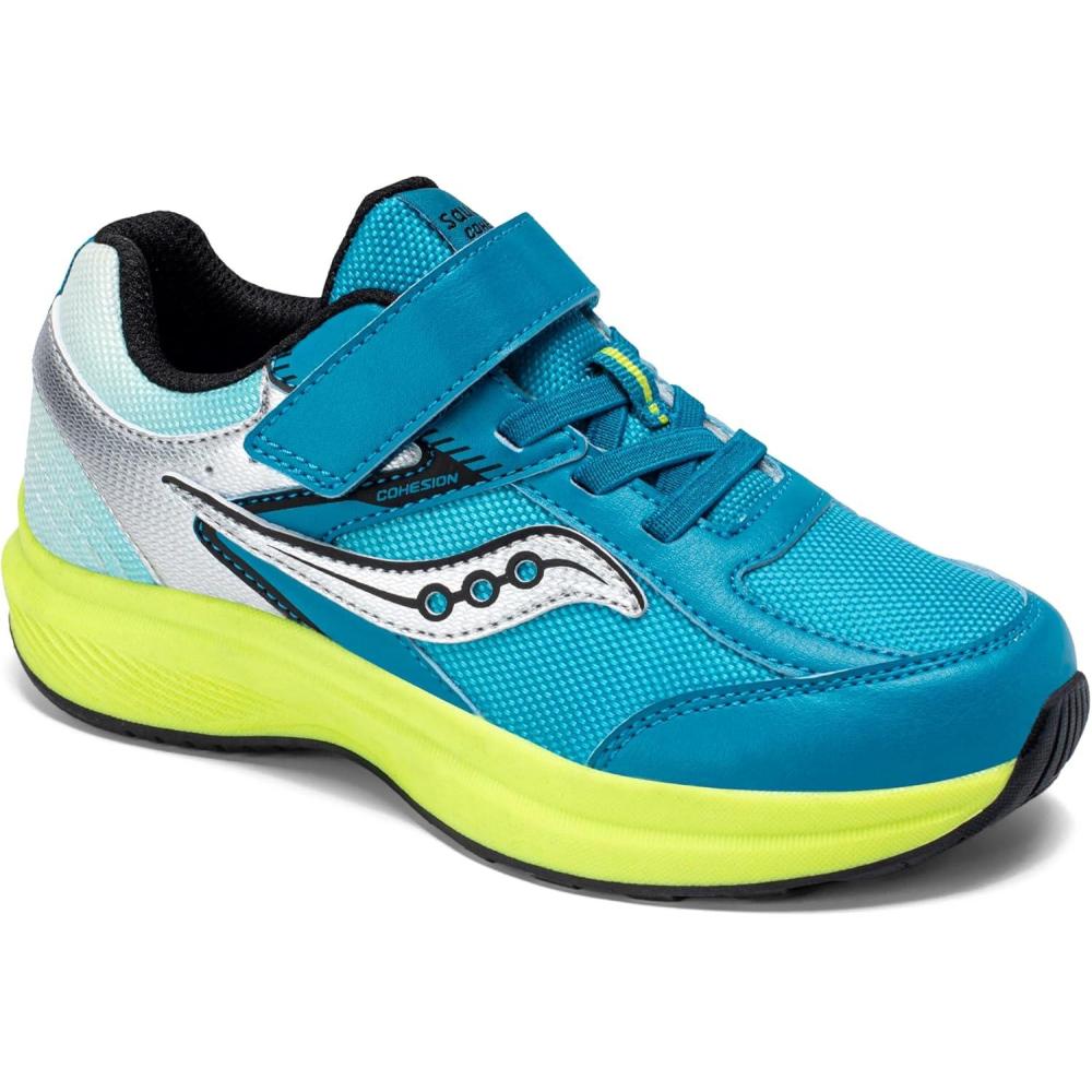image:imageSaucony UnisexChild Cohesion Kdz Alternative ClosureTurqLime