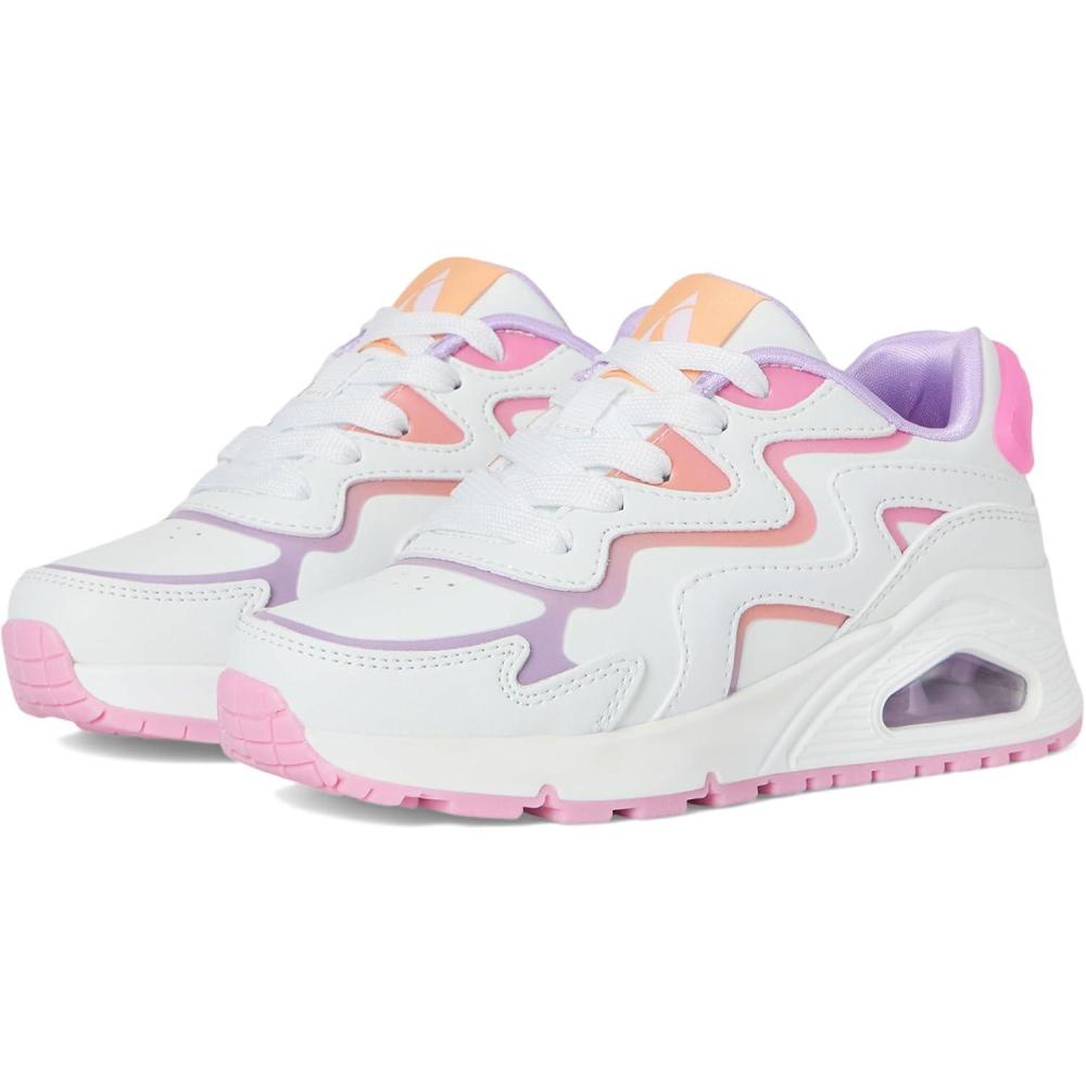 image:imageSkechers Womens Uno Gen1 310317l Little KidBig KidWhiteLavendarPink