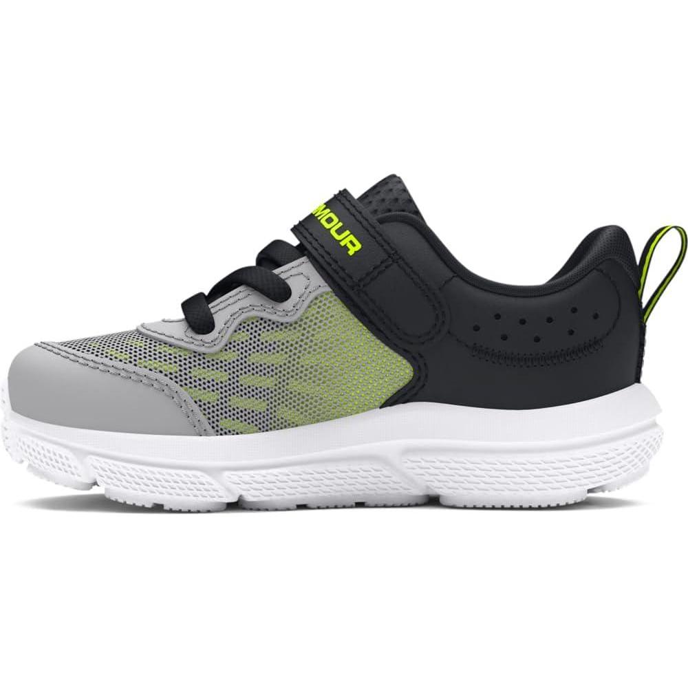 image:imageUnder Armour Boys Infant Assert 10 Alternate Closure104 Mod GrayBlackHigh Vis Yellow