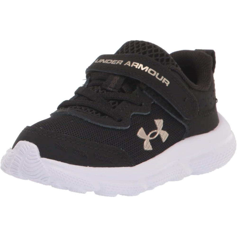 image:imageUnder Armour Boys Infant Assert 10 Alternate ClosureBlackBlackMetallic Gold