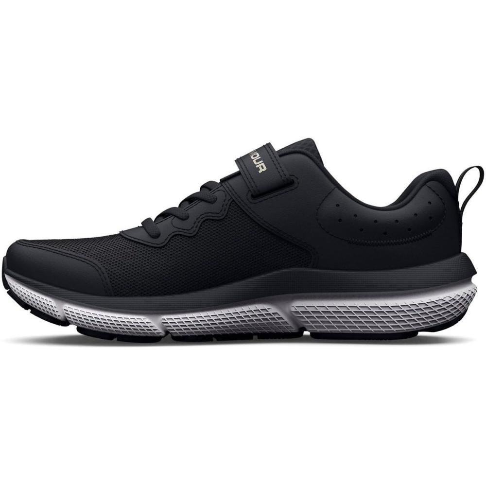 image:imageUnder Armour Girls Pre School Assert 10 Alternate Closure001 BlackBlackMetallic Gold