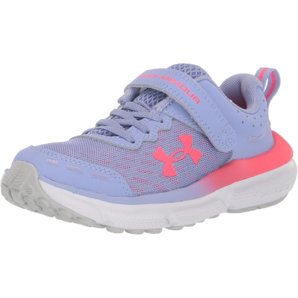 image:imageUnder Armour Girls Pre School Assert 10 Alternate Closure500 Purple IceHalo GrayPink Shock