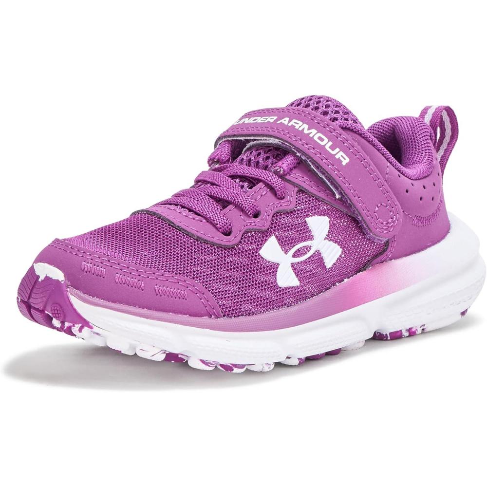 image:imageUnder Armour Girls Pre School Assert 10 Alternate Closure514 Andromeda PurpleWhiteWhite