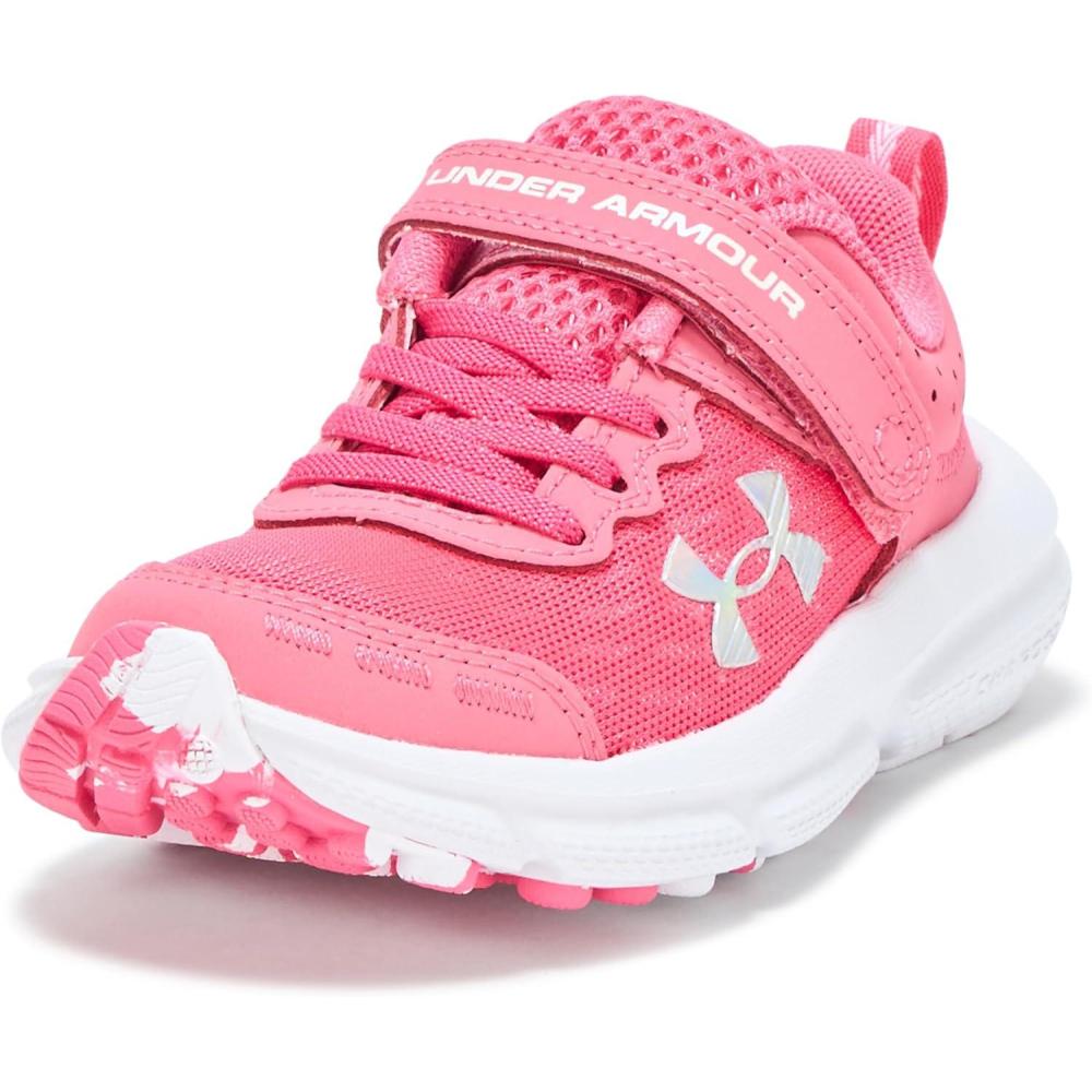 image:imageUnder Armour Girls Pre School Assert 10 Alternate Closure672 Super PinkWhiteIridescent