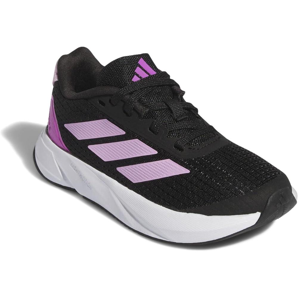image:imageadidas Kids Boys Duramo Sl2 Lace Up Sneakers Shoes Casual BlackBlackBliss LilacPurple Burst