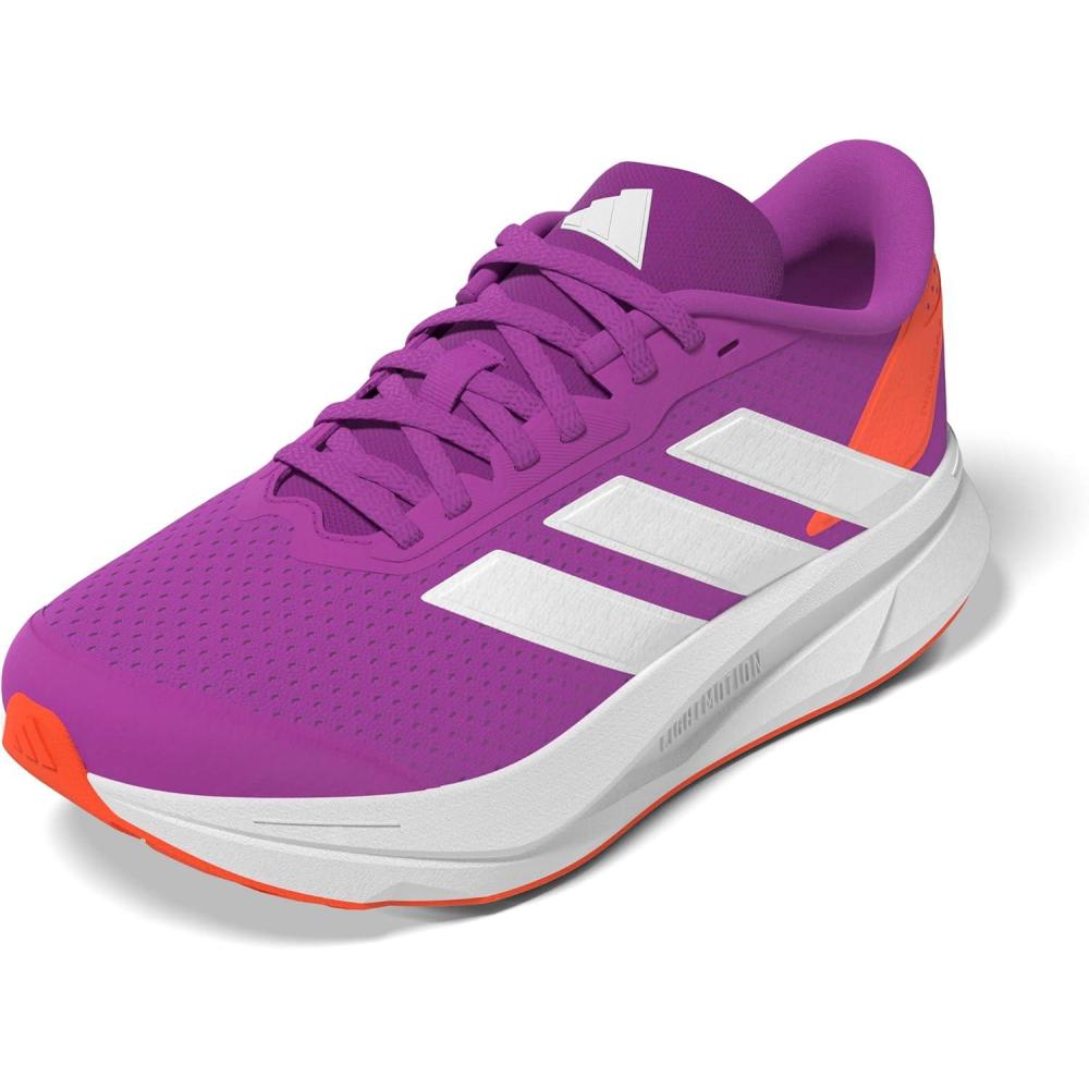 image:imageadidas Kids Boys Duramo Sl2 Lace Up Sneakers Shoes Casual BlackPurple BurstWhiteImpact Orange