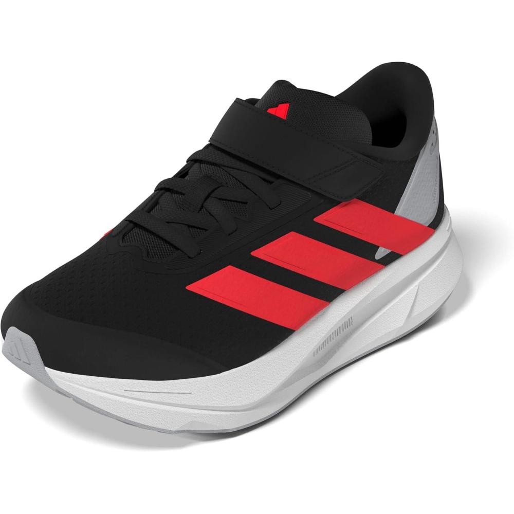 image:imageadidas UnisexChild Duramo Sl 20 Elastic Lace Sportswear SneakerBlackLucid RedHalo Silver