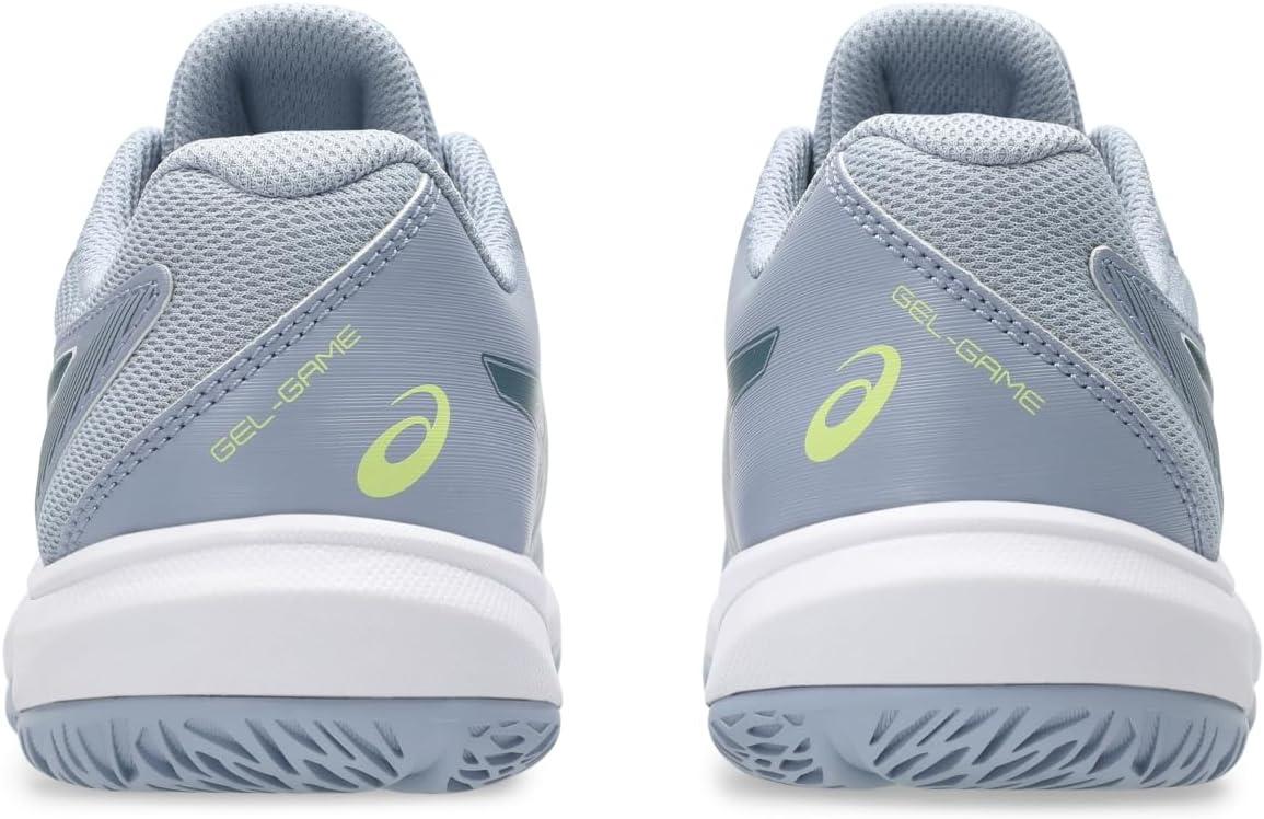 image:imageASICS Kids GelGame Grade School Tennis ShoesGrey BlueIronclad