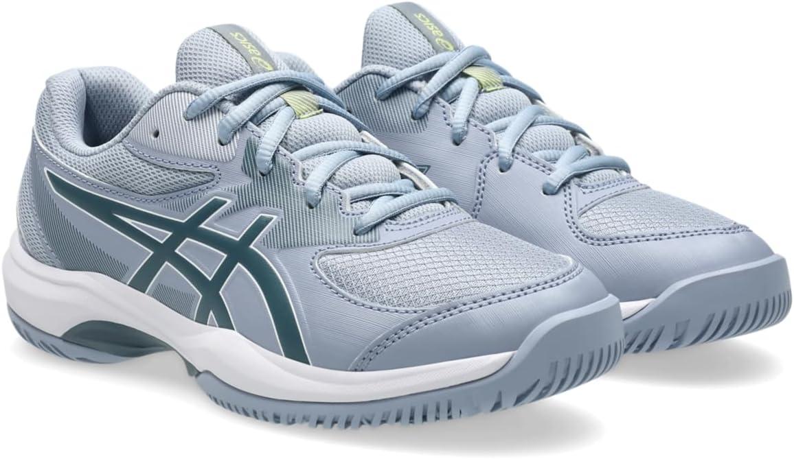 image:imageASICS Kids GelGame Grade School Tennis ShoesGrey BlueIronclad