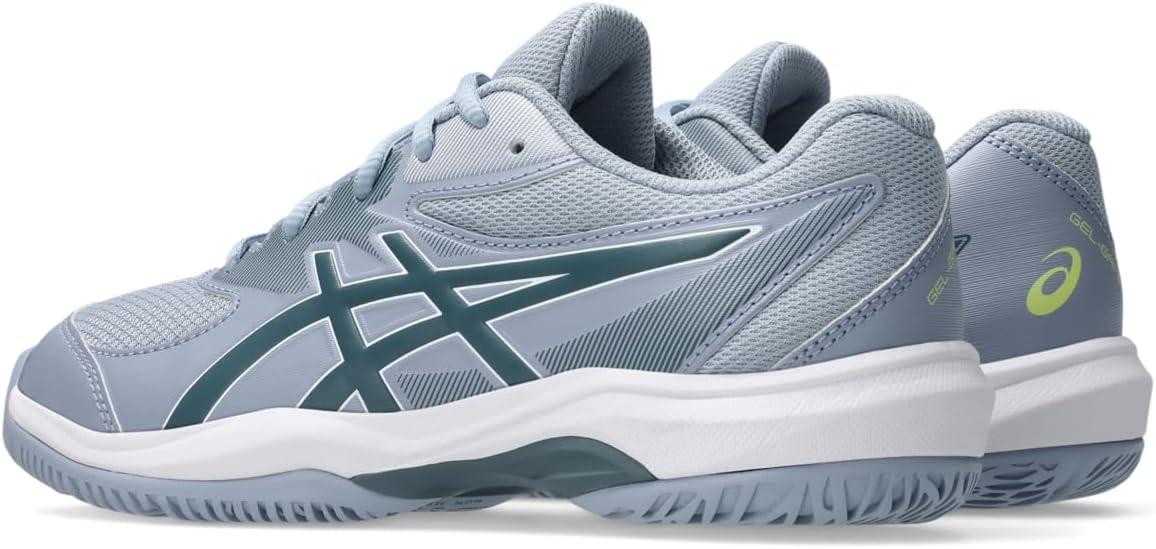 image:imageASICS Kids GelGame Grade School Tennis ShoesGrey BlueIronclad