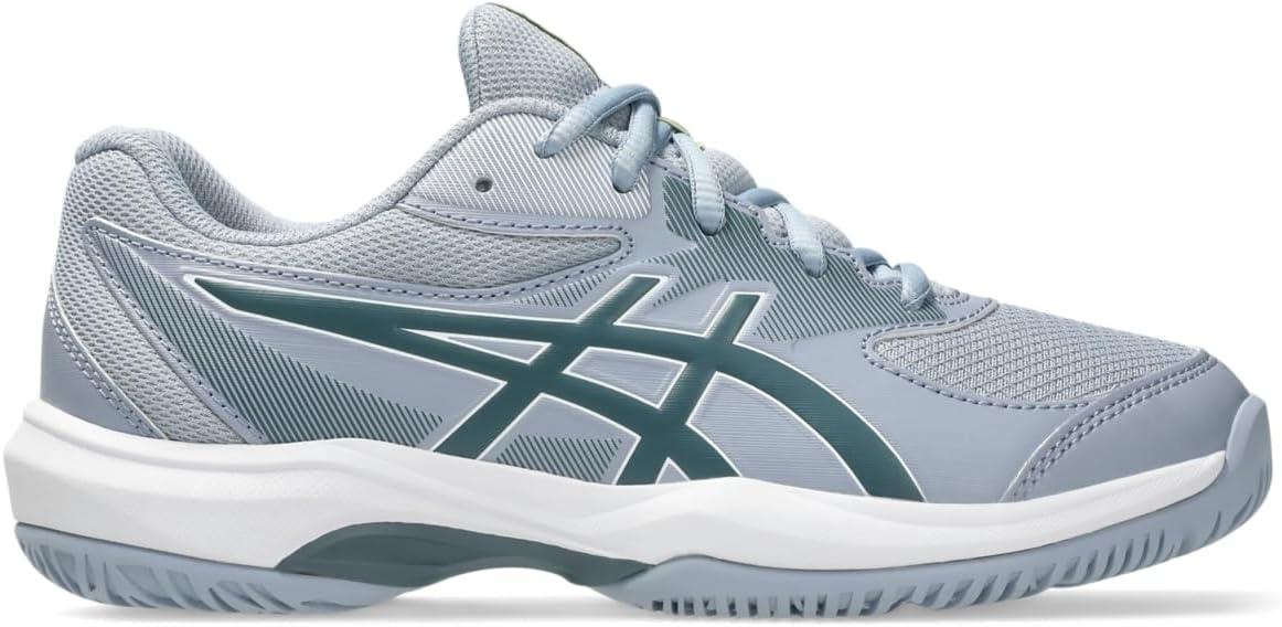 image:imageASICS Kids GelGame Grade School Tennis ShoesGrey BlueIronclad