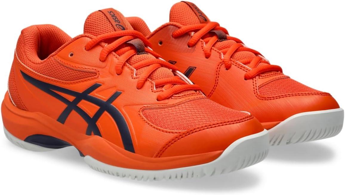 image:imageASICS Kids GelGame Grade School Tennis ShoesNova OrangeIndigo Fog