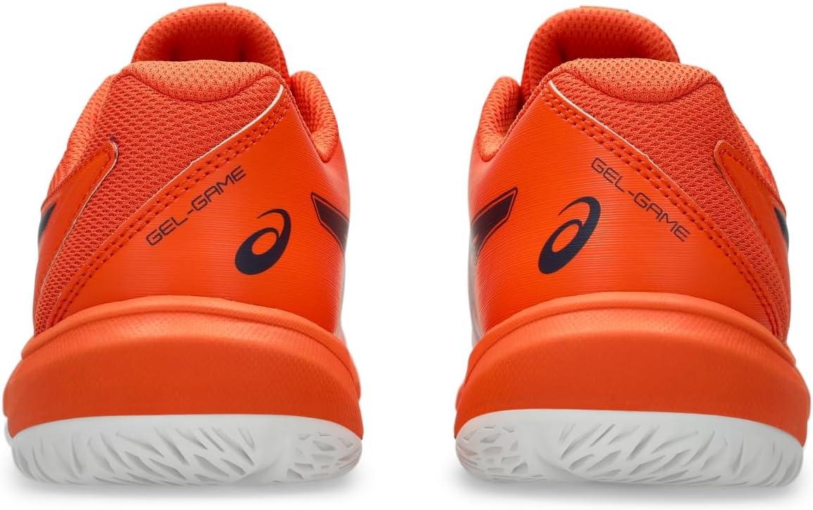 image:imageASICS Kids GelGame Grade School Tennis ShoesNova OrangeIndigo Fog