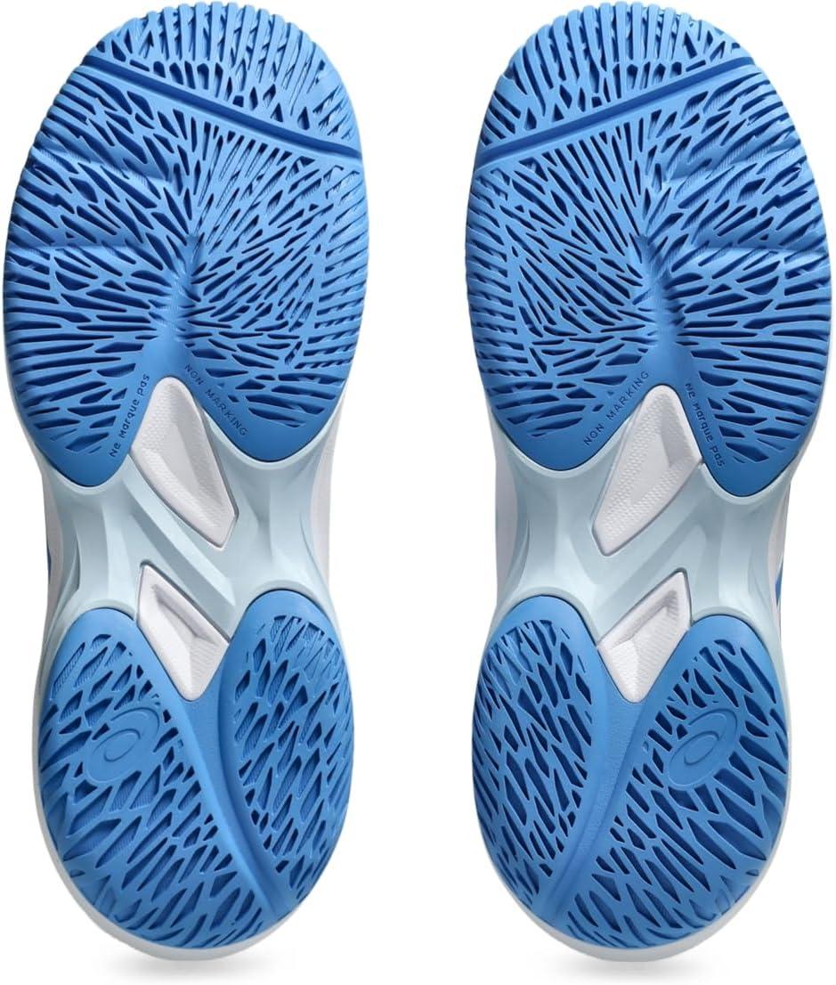 image:imageASICS Kids GelGame Grade School Tennis ShoesWhiteBlue Coast