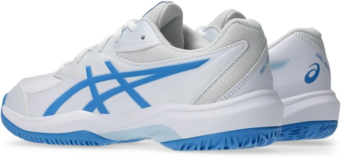 image:imageASICS Kids GelGame Grade School Tennis ShoesWhiteBlue Coast