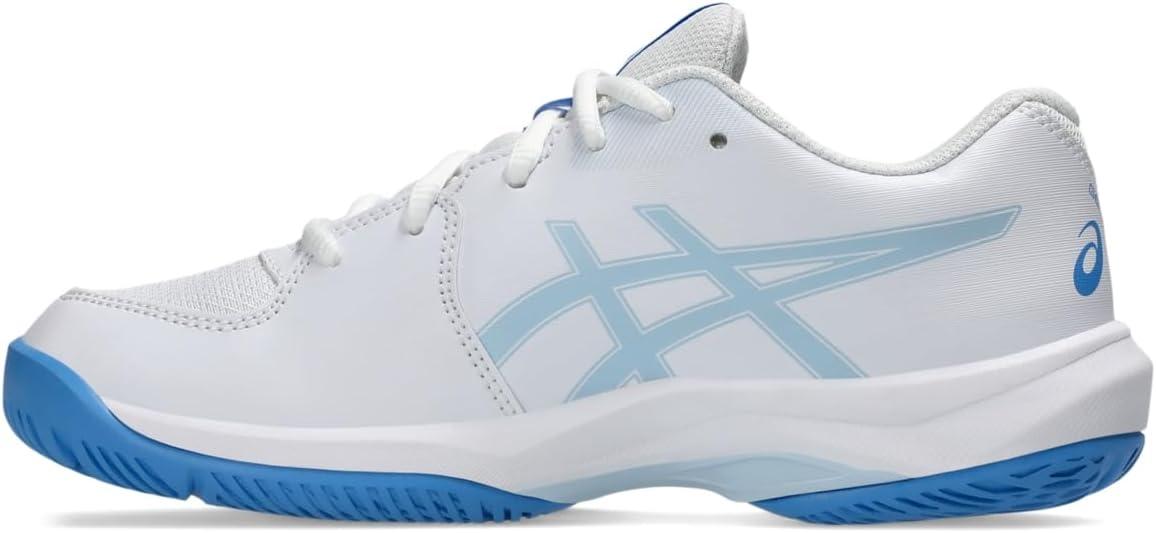 image:imageASICS Kids GelGame Grade School Tennis ShoesWhiteBlue Coast