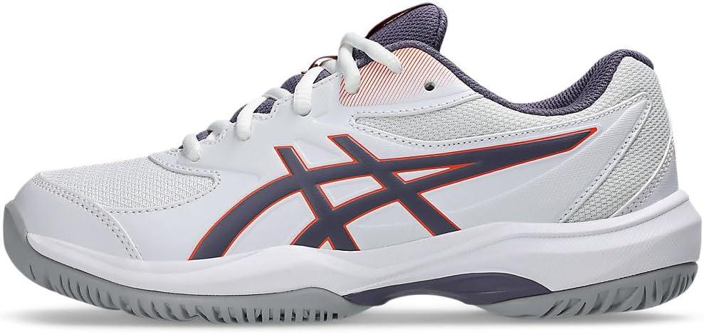 image:imageASICS Kids GelGame Grade School Tennis ShoesWhiteGreyish Purple