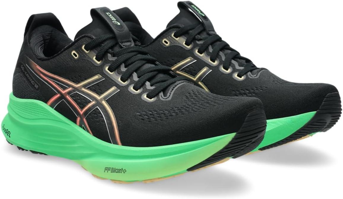 image:imageASICS Mens GelKayano 32 Running ShoesBlackVital Green
