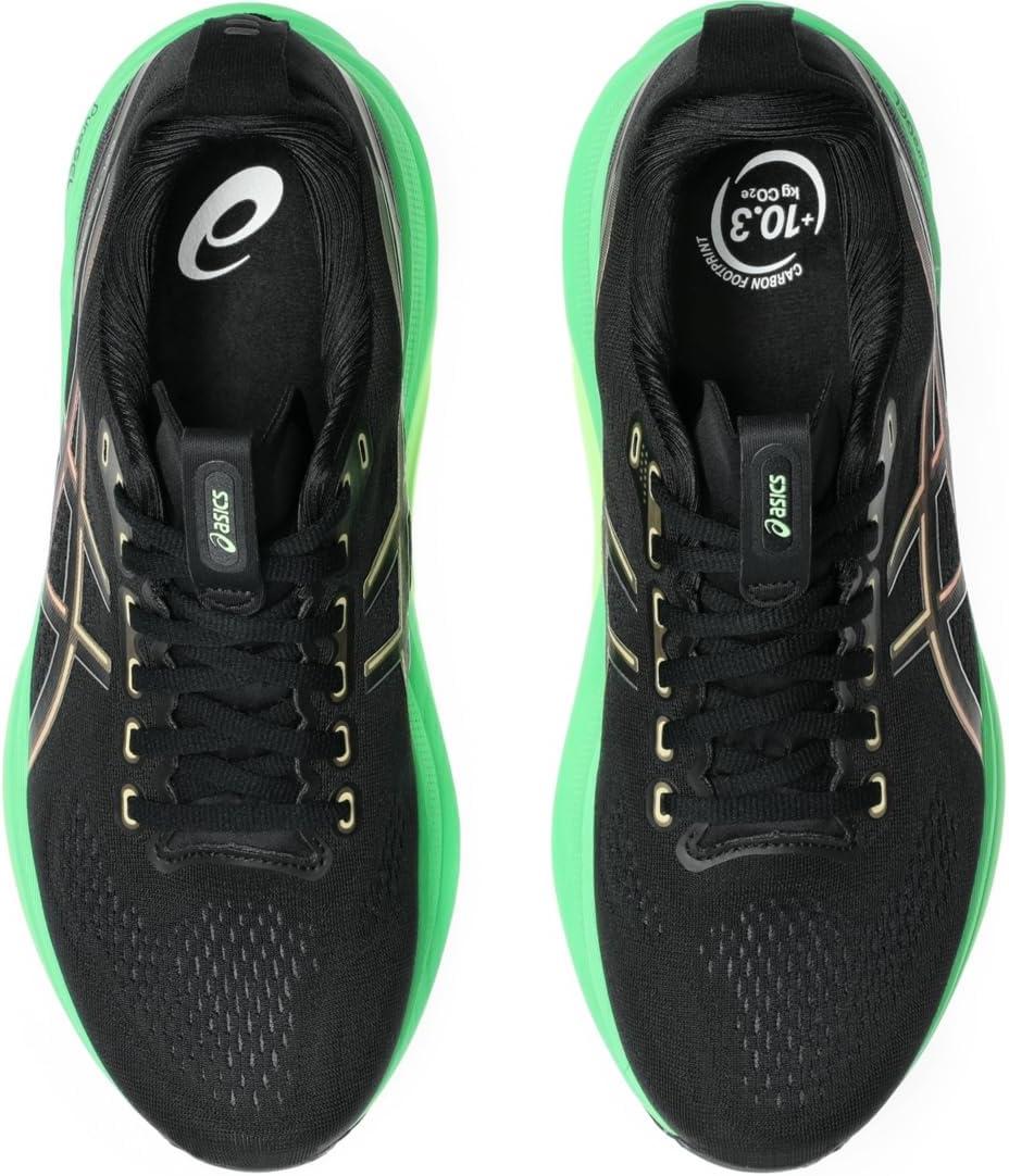 image:imageASICS Mens GelKayano 32 Running ShoesBlackVital Green