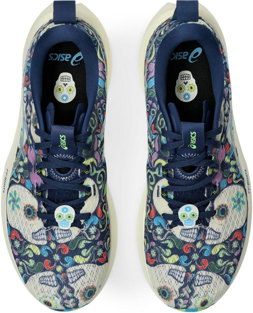 image:imageASICS Mens Noosa TRI 16 Running ShoesMidnight BlueLime Burst