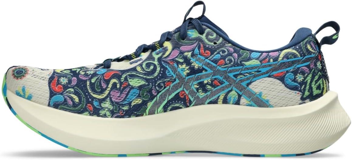 image:imageASICS Mens Noosa TRI 16 Running ShoesMidnight BlueLime Burst