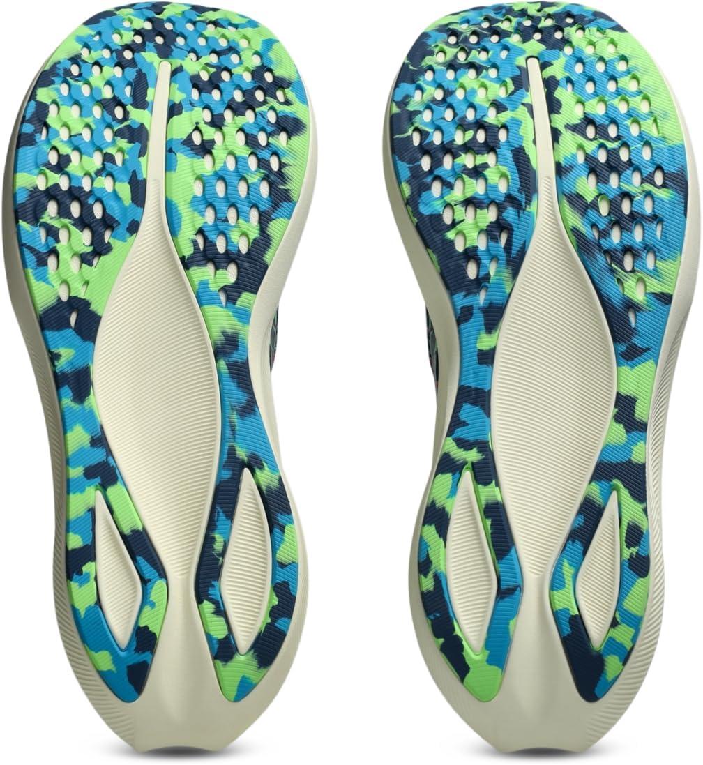 image:imageASICS Mens Noosa TRI 16 Running ShoesMidnight BlueLime Burst