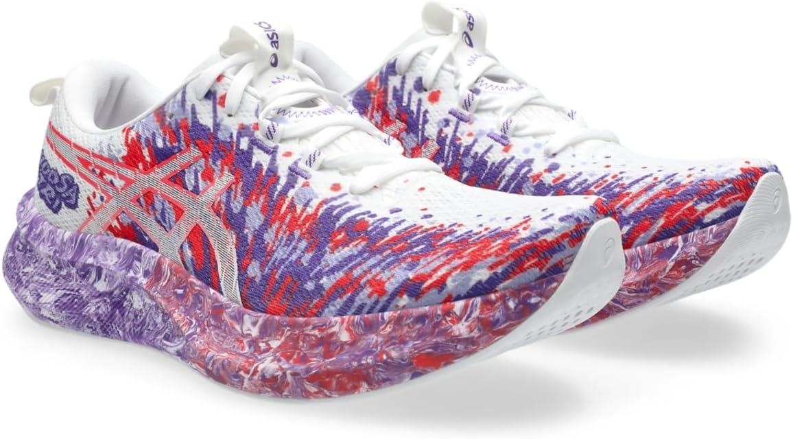 image:imageASICS Mens Noosa TRI 16 Running ShoesWhiteEdo Purple