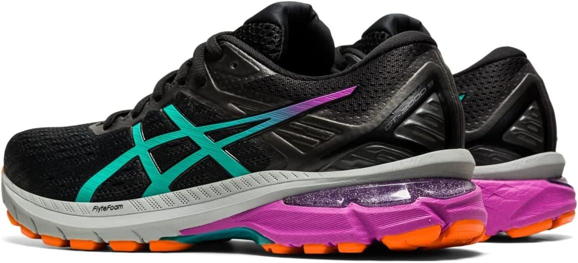 image:imageASICS Womens GT2000 9 Running ShoeBlackBaltic Jewel