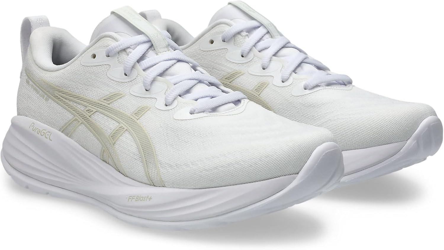 image:imageASICS Womens GelCumulus 27 Running ShoesWhite Lake Grey