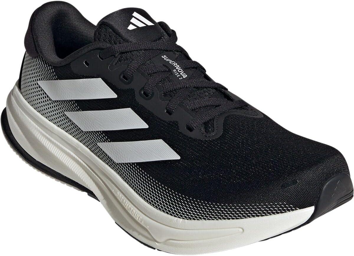 image:imageAdidas Mens Supernova Rise 2 Running ShoesBlackZero MetallicCrystal White