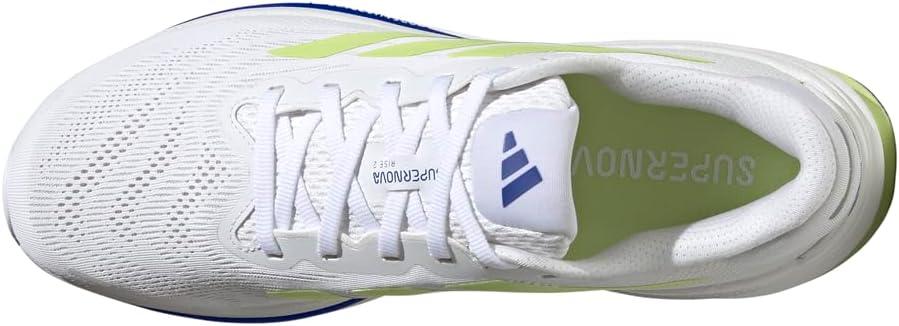 image:imageAdidas Mens Supernova Rise 2 Running ShoesWhiteZero MetallicPulse Lime