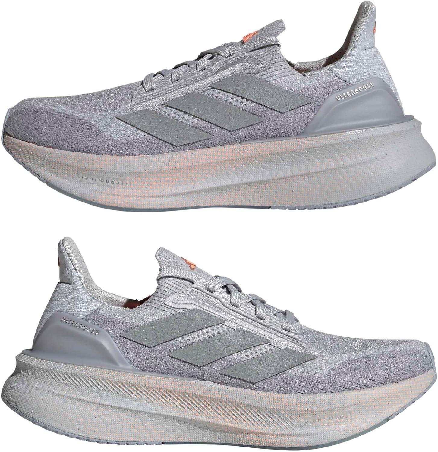 image:imageAdidas Ultraboost 5X ShoesSolid GreySilver MetallicBeam Orange