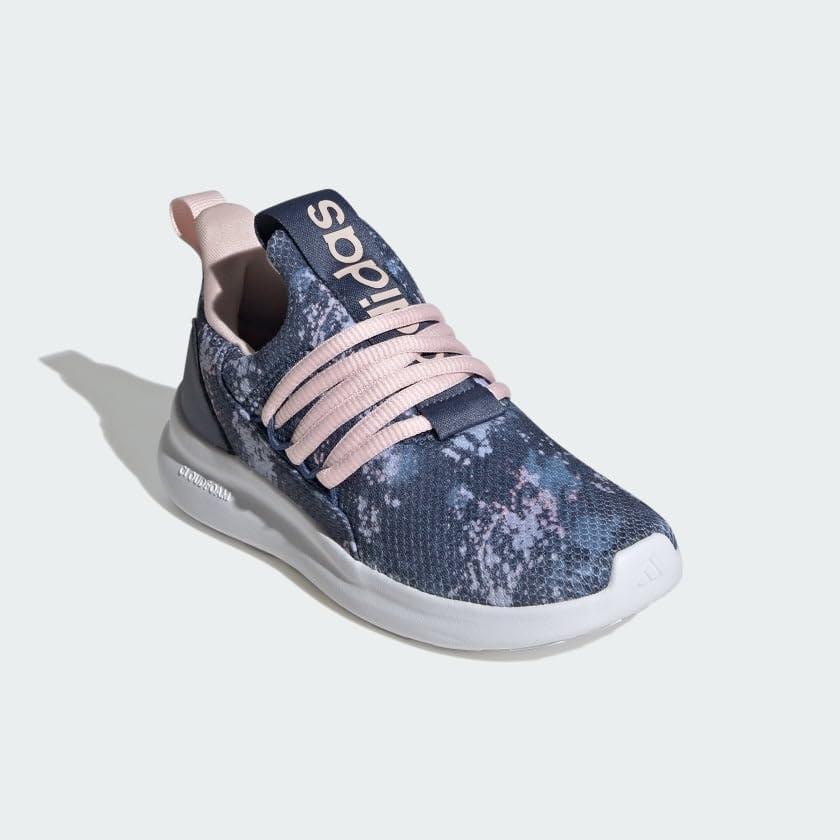 image:imageAdidas UnisexChild Lite Racer Adapt 70 Lifestyle Running Shoes Big KidPreloved InkSandy PinkBlack