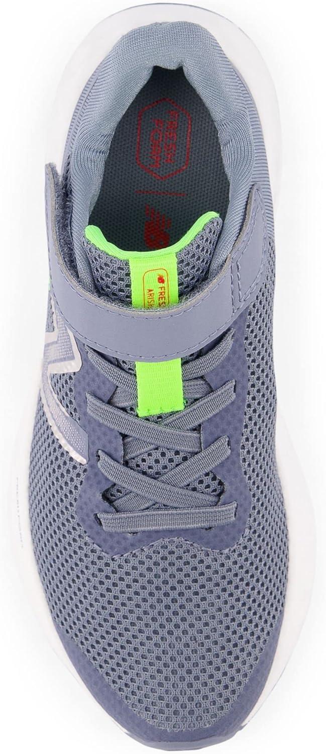image:imageNew Balance Kids Fresh Foam Arishi V4 Running ShoesArctic GreyPixel GreenTrue Red