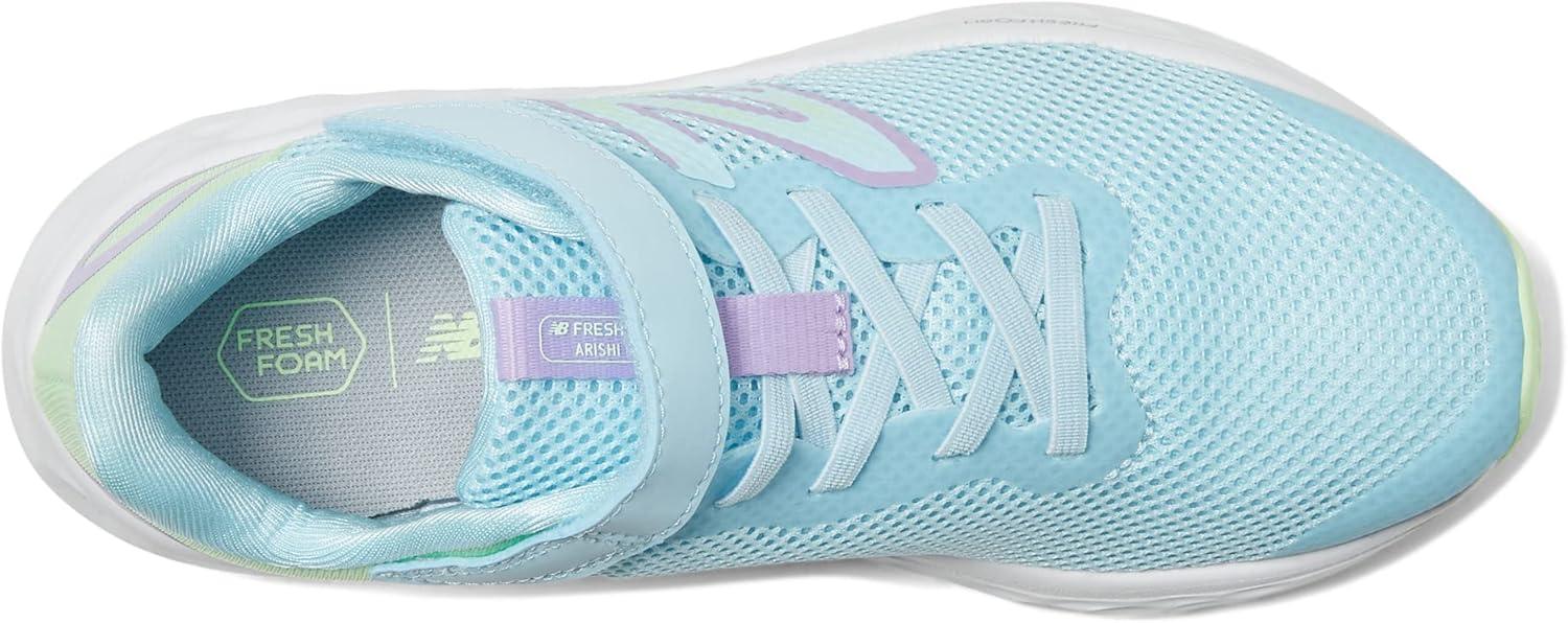 image:imageNew Balance Kids Fresh Foam Arishi V4 Running ShoesBleach BlueGreen AuraLilac Glo